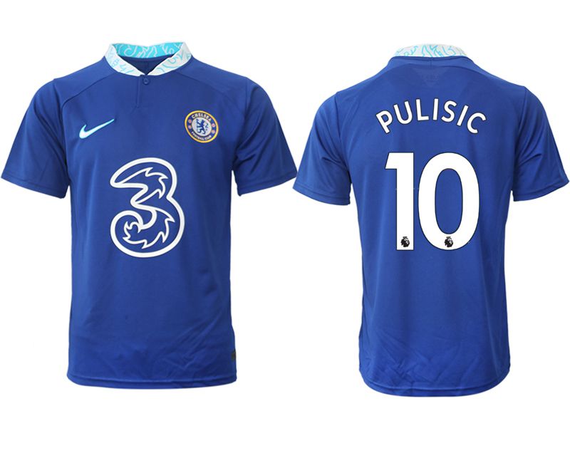 Men 2022-2023 Club Chelsea FC home aaa version blue 10 Soccer Jersey